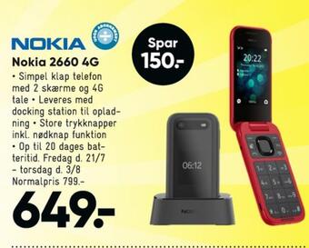 Bilka 2660 mobiltelefon tilbud