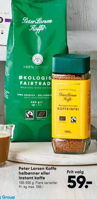 Bilka Peter larsen kaffebønner tilbud