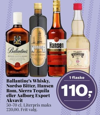 Dagli'Brugsen Ballantines whisky tilbud