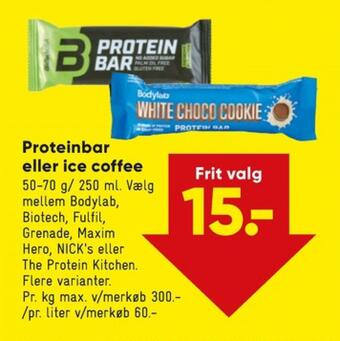 Bilka Bodylab energibar tilbud