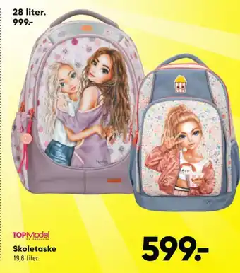 Bilka Topmodel skoletaske tilbud