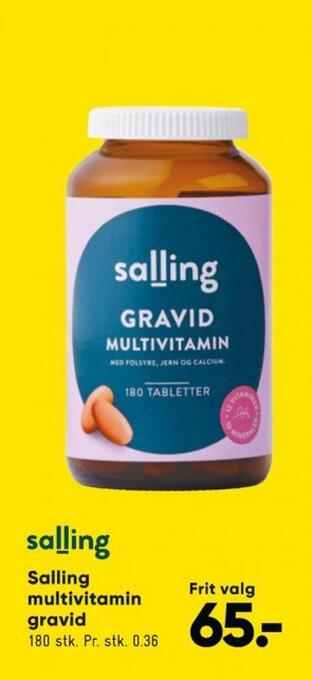 Bilka Salling vitaminer tilbud