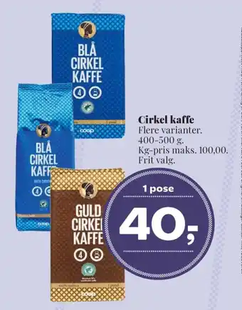 Blå kaffe formalet