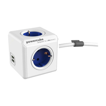 Expert Allocacoc powercube extended usb splitter 1,5m, blå tilbud
