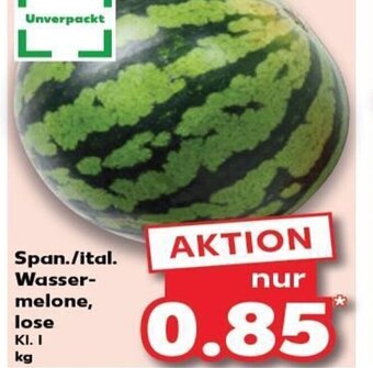 Kaufland Span./ital. Wasser-melone, lose tilbud