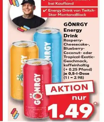 Kaufland GÖNRGY Energy Drink tilbud