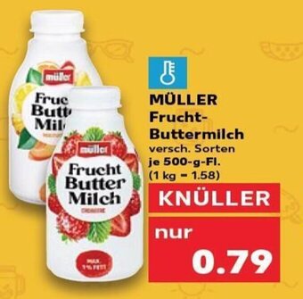 Kaufland MÜLLER Frucht- Buttermilch tilbud