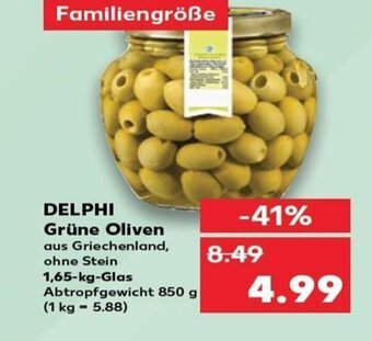 Kaufland DELPHI Grüne Oliven tilbud