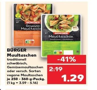 BÜRGER Maultaschen