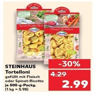 Kaufland STEINHAUS Tortelloni tilbud