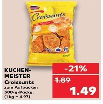 Kaufland KUCHEN-MEISTER Croissants tilbud