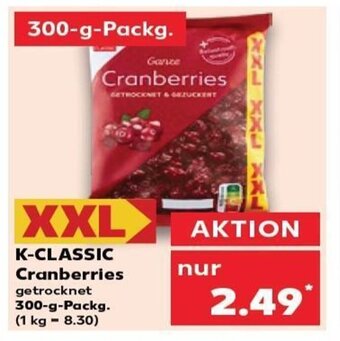 Kaufland K-CLASSIC Cranberries tilbud