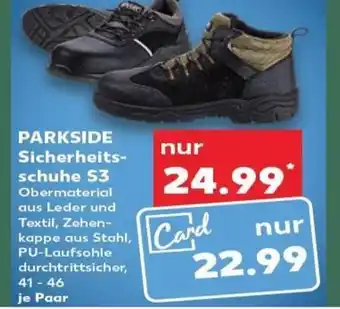 Kaufland DE PARKSIDE Sicherheits-schuhe S3 tilbud
