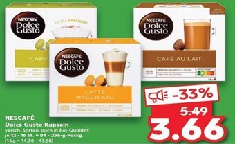 Kaufland DE NESCAFE Dolce Gusto Kapseln tilbud