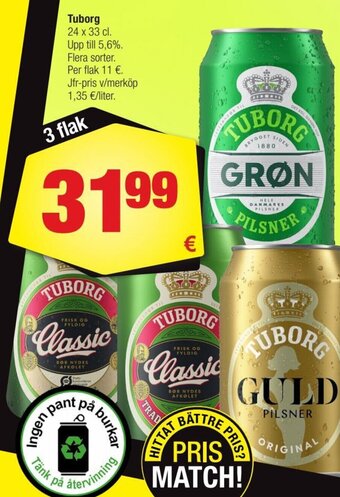 Calle Tuborg tilbud