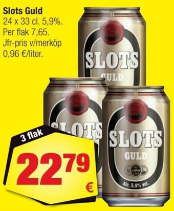 Calle Slots Guld 24 x 33 cl. 5,9% tilbud
