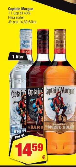 Calle Captain Morgan 1 L. tilbud