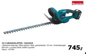 18 v HÆKKEKLIPPER - DUH523Z