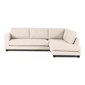 Malaga hjørnesofa m/open end, beige