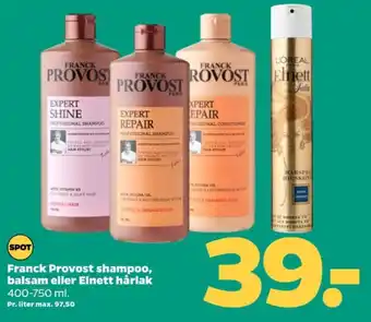 Netto Franck provost shampoo tilbud