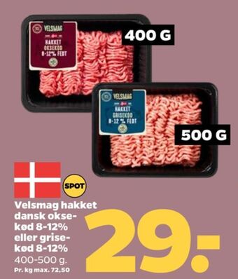 Netto Velsmag hakket oksekød tilbud