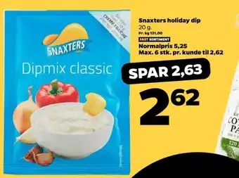 Netto Snaxters dip tilbud