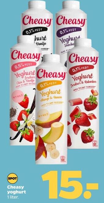 Netto Cheasy yoghurt vanilje tilbud