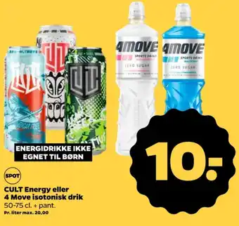 Netto 4move energidrik tilbud