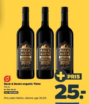 Netto Ukendt spansk rødvin tilbud