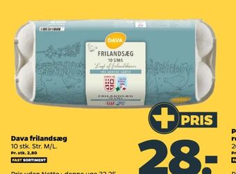 Dava foods æg