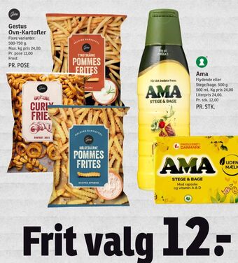 Gestus kartoffelprodukter
