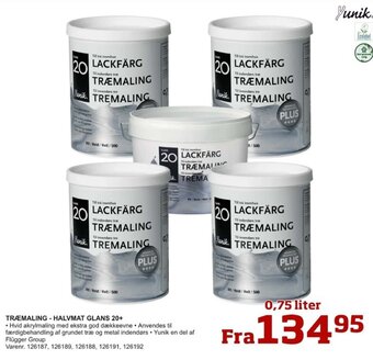 Bygma TRÆMALING - HALVMAT GLANS 20+ tilbud