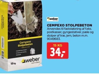 jem & fix CEMPEXO STOLPEBETON tilbud