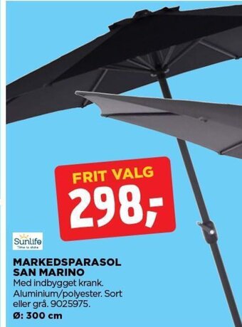 MARKEDSPARASOL SAN MARINO