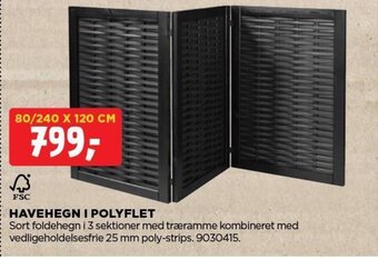 jem & fix HAVEHEGN I POLYFLET tilbud