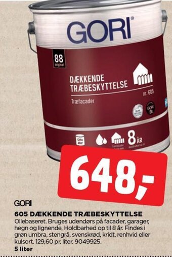 jem & fix 605 DÆKKENDE TRÆBESKYTTELSE tilbud