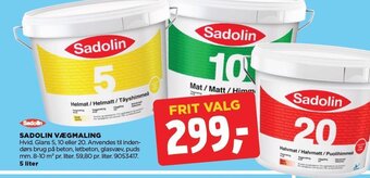 jem & fix SADOLIN VÆGMALING tilbud