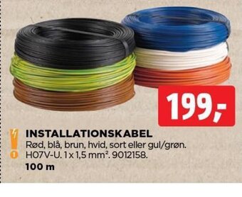 jem & fix INSTALLATIONSKABEL tilbud