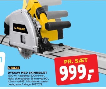jem & fix FALKE DYKSAV MED SKINNESÆT tilbud