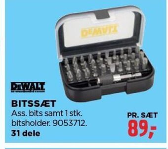 jem & fix DEWALT BITSSÆT tilbud