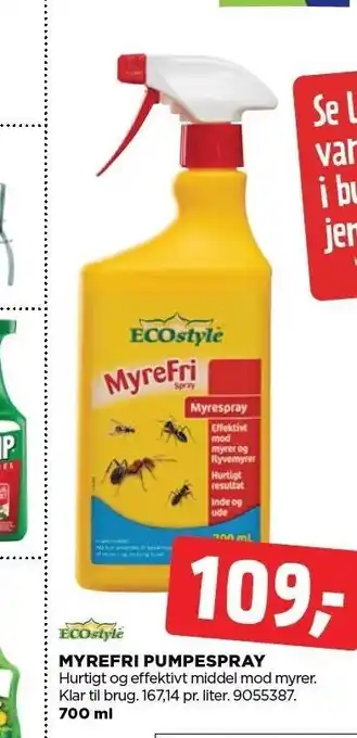 jem & fix Ecostyle myrefri pumpespray tilbud