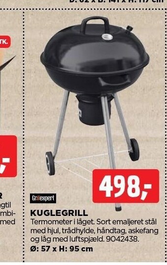 jem & fix Grillexpert kuglegrill tilbud