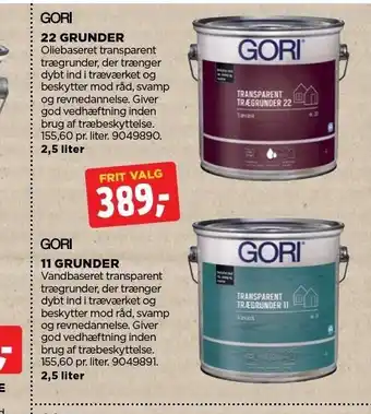 jem & fix Gori 22 grunder eller 11 grunder tilbud