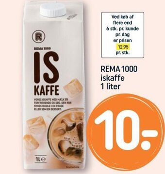 REMA 1000 REMA 1000 iskaffe 1 liter tilbud