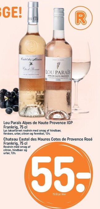 REMA 1000 Lou Paraïs Alpes de Haute Provence IGP Frankrig, 75 cl tilbud