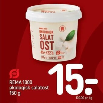 REMA 1000 REMA 1000 økologisk salatost 150 g tilbud