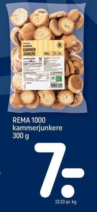 REMA 1000 REMA 1000 kammerjunkere 300 g tilbud