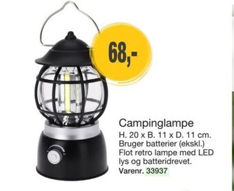 Harald Nyborg Campinglampe tilbud