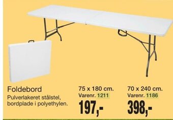 Harald Nyborg Foldebord tilbud