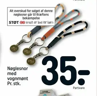 Nøglesnor med vognmønt